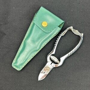 Vintage Solingen West Germany Chrome Pro Heavy Duty Nail Cuticle Clippers 5" G1